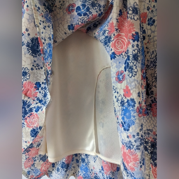 Pastel Country Core Kawaii A line Flippy Midi Skirt | Honour & Millburn  Size 16 - Picture 4 of 8